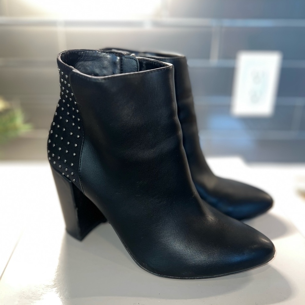 DONATED Black Jessica Simpson Studded Ankle Bootie